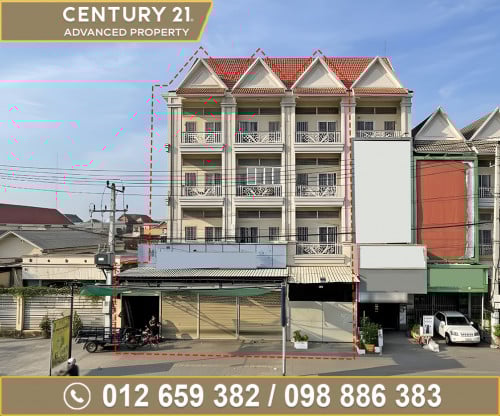 (English Below) 🏘ផ្ទះអាជីវកម្ម 3ល្វែង (3SH) សម្រាប់ជួល ក្នុងបុរី ភ្នំពេញថ្មីក្រោយបុរីអរគីដេ2004