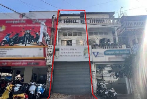 ផ្ទះអាជីវកម្មសម្រាប់ជួលម្ដុំវិទ្យាល័យ​ព្រះយុគន្ធរ / Shop Rent Preah Yukunthor High School , BKK2