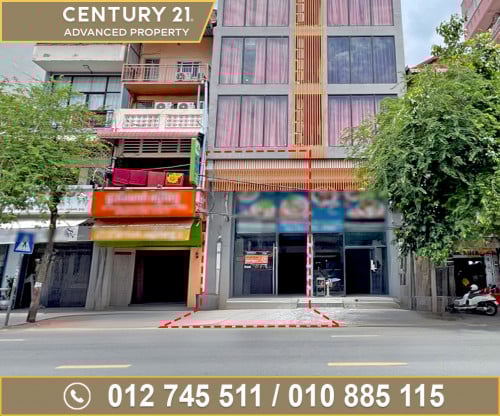 🏠 ផ្ទះអាជីវកម្ម សម្រាប់ជួល នៅលើមហាវិថីព្រះស៊ីសុវត្ថិ