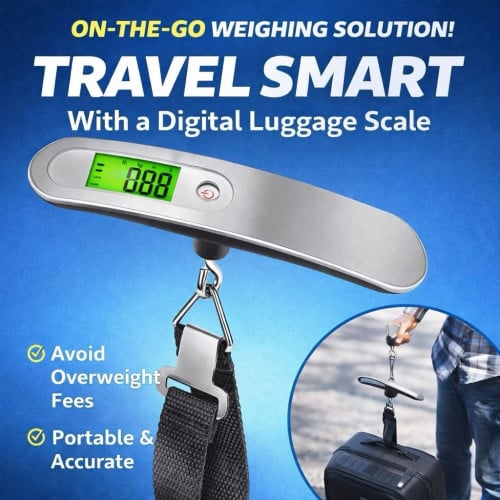 🔥 Digital Luggage Scale – Travel Smarter