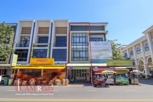 4 Bedrooms Shophouse On Cluster Street For Rent In Peng Huoth Beoung Snor