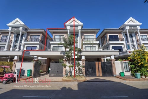 4 Bedrooms Twin A Villa For Rent In Peng Huoth Beoung Snor