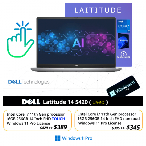 Dell Latitude 14 5420 | core i7 16GB 256GB 14 inch FHD
