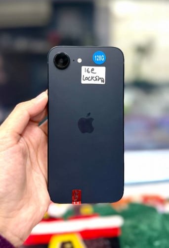 Iphone 16e ទំហំផ្ទុក (128G) តួស្អាត 98% Lock Sim Can Use Only WiFi