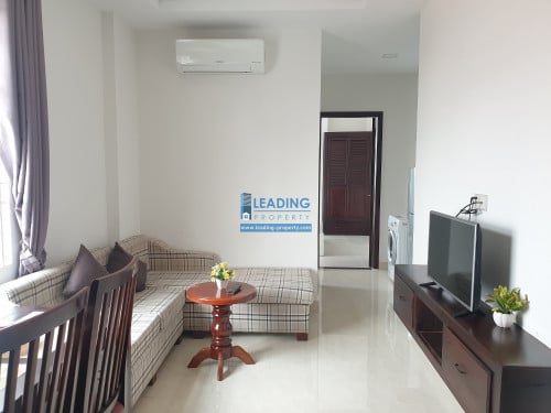 N563  | Western 1 Bedroom Serviced Apartment For Rent Near Russian Market