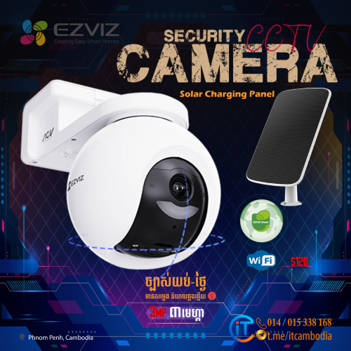 WiFi Camera EZVIZ ជាច្រើនប្រភេទ គុណភាពល្អ 𝟏𝟎𝟎%