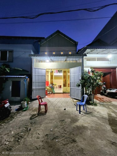 ផ្ទះលក់បន្ទាន់ពិតតម្លៃតែ29,500$ទីតាំងជិតឈូកវ៉ា2ចតឡានខាងមុខបាន រឺដាក់ឡានចូលក្នុងផ្ទះក៏បាន