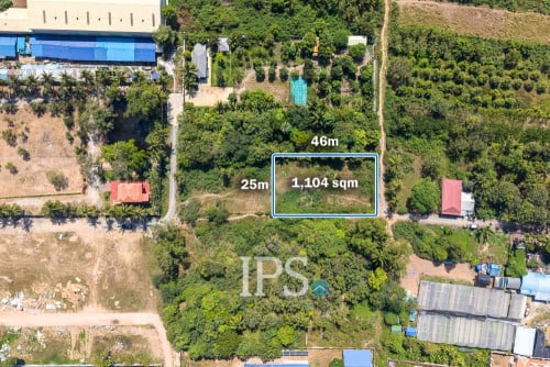 #សម្រាប់លក់ 🏗 ដីទំហំ 1,104 ម៉ែត្រការេ -📍ព្រែកឯង, ភ្នំពេញ