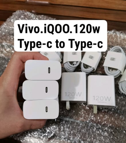 ឆ្នាំងVivoនិងiQOO.120w(Type-c to type-c)បញ្ចូលត្រូវ2សេរី iQOOនិងVivo.120W.100W.90W.80W.66W. 1ឈុត9$❤️