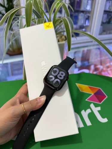 Apple Watch Series 11 46mm jet black មួយទឹកស្អាតដូចថ្មី មានប្រអប់ ខ្សែសាកសុីន ម៉ាសុីនក្រុមហ៊ុន 350$