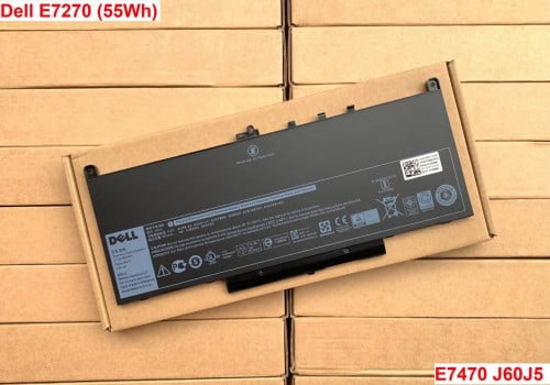Battery Dell e7270 e7260 e7470 J60J5 55wh Original អីវ៉ាន់មាននៅក្នុងស្តុក បងអាចធ្វើការកម្ម៉ង់បាន📩