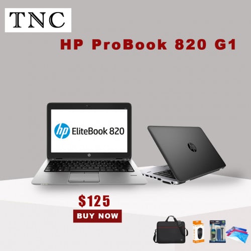 HP 820 G1 CPU : i5 5th RAM : 8GB SSD : 256GB