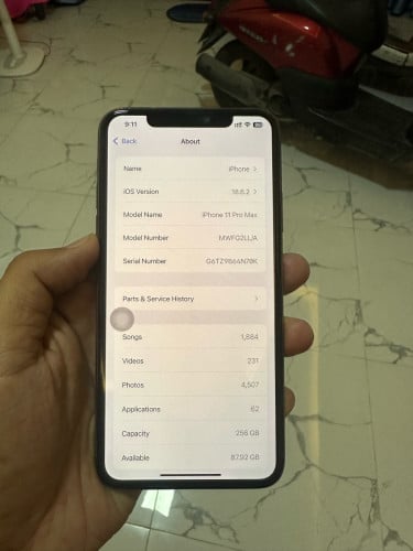 iPhone 11Pro Max 256G បញ្ហា scanអត់ដើរ អេក្រង់ GX