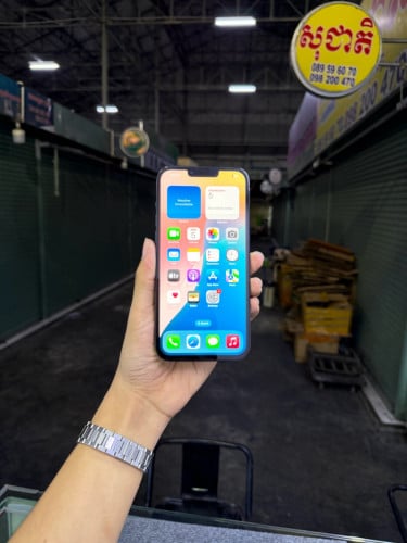 iPhone 13 Pro Max 128G អេក្រង់Gx ដានដូចរូប No scan Cameraច្បាស់ Battery 85%