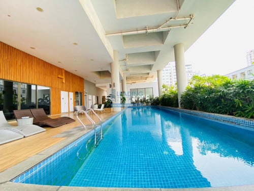 N588 | Gym, Pool, Serviced 1 Bedroom Apartment For Rent in BKK3