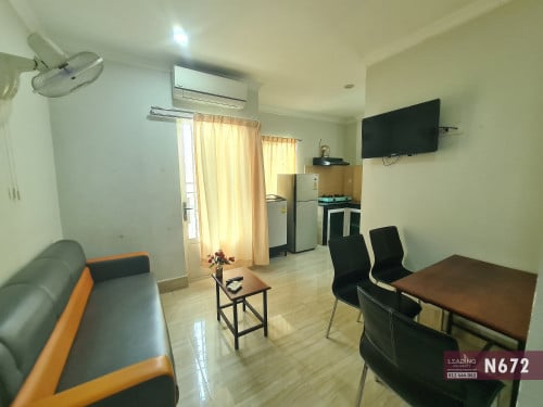 N672  | Elevator Apartment 1 Bedroom For Rent in Toul Kork