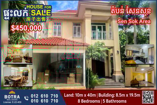 Villa for Sale Location in Sen Sok Area