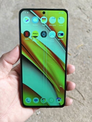 លក់ Poco f3 global ឬ Redmi k40 Ram 8+4 Memory 256 global versionខូចអេក្រង់ឡើងឆ្នូតនិងឡើងពណ៌ តែចុចបាន