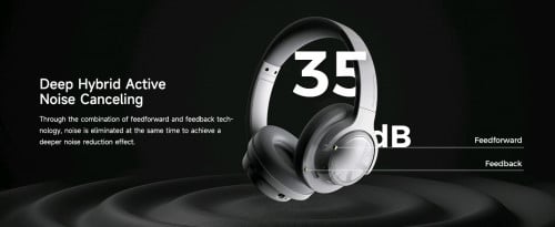 កាសក្តោបត្រជៀកម៉ាក Soundpeats 99% មានGame mode  active noise canceling   និង ស្តាប់តន្ត្រីយ៉ាងពិរោះ