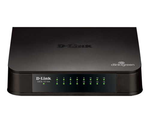 D-Link – 16-Port 10/100 Desktop Switch, DES-1016A