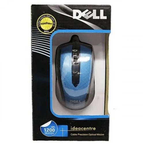 Dell – idearcentre Cable precision Optical Mouse – D-1200 – Wired, USB - Blue