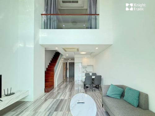 Duplex 1-Bedroom Apartment for Lease – BKK1 - Ref: KHRA206