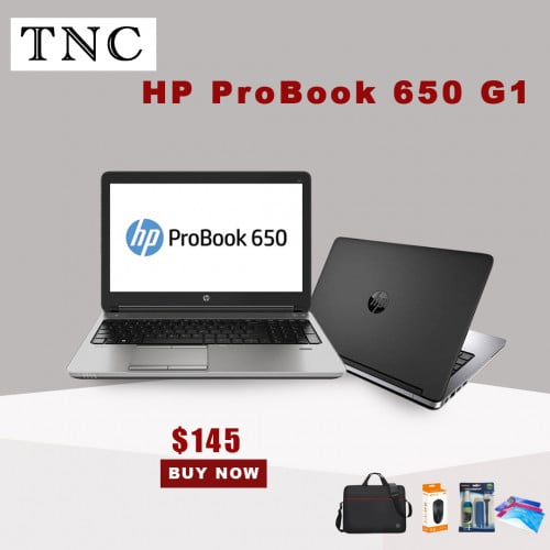 HP 650 G1 CPU : i7 4th RAM : 8GB SSD : 256GB