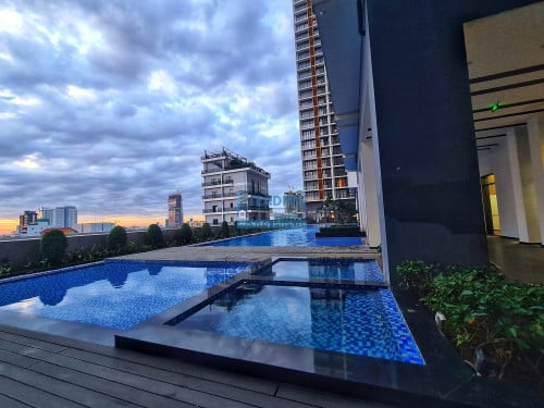 N950 | City Center Sky Building 2 Bedrooms Condo For Rent in 7 Makara Area