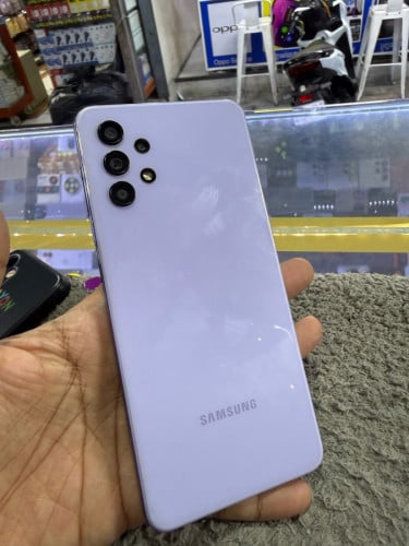 Samsung A32 5G Memory128G Global Sim2 97% មានឆ្នាំងសាក