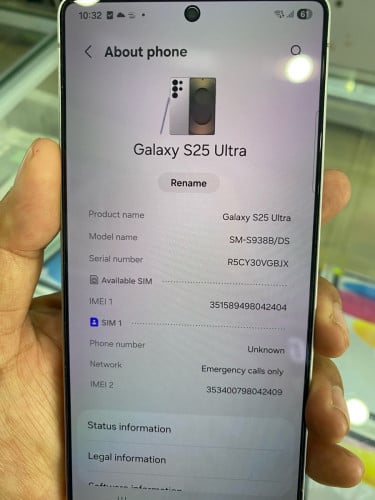 Samsung S25 Ultra (256GB)មានធានាតំលៃពិសេស