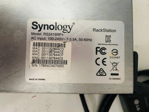 Server Synology Nas RS2416RP+