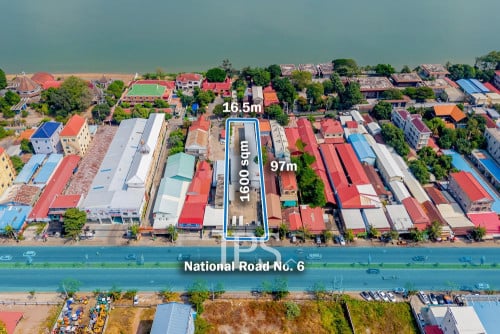 #LandForRent : ដីសម្រាប់ជួល 1,600 ម៉ែត្រការ៉េ 📍ជ្រោយចង្វារ ភ្នំពេញ