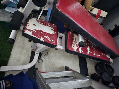 Dumbell + weight flate