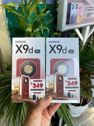 Honor X9d 5G Ram12G+12G/256G ថ្មីប្រអប់មានធានា1ឆ្នាំតម្លៃពិសេសណាស់