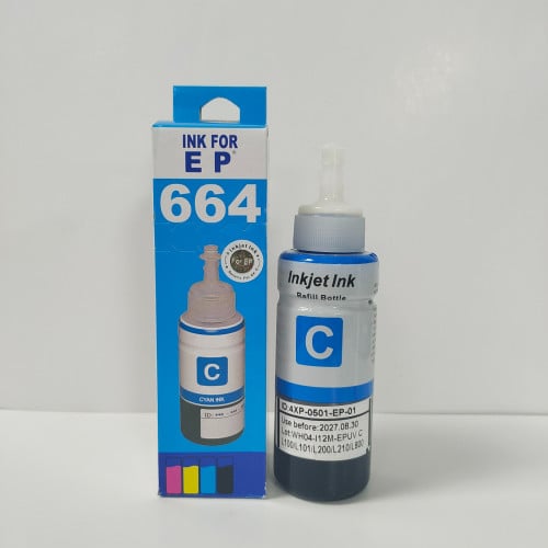 Inkjet Ink – Refill Bottle ID:4XP-0501-EP-01 (Cyan)
