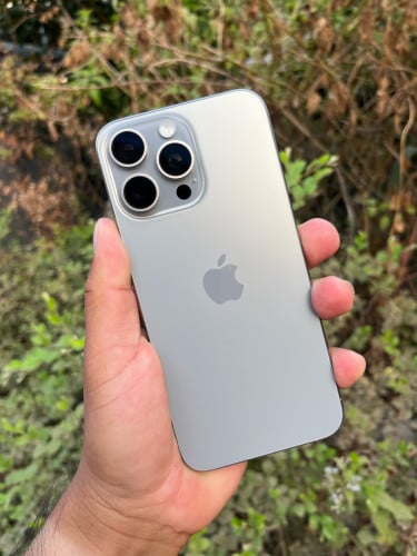 iphone 15 PM 256G ZA សានុំណែន​ ថ្ម​ 89%  ពណ៍​ប្រាក់