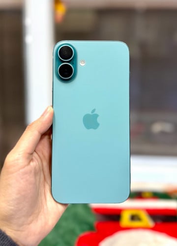 Iphone 16 Plus ទំហំផ្ទុក (128G) តួស្អាត 98% Model ZP Color Teal
