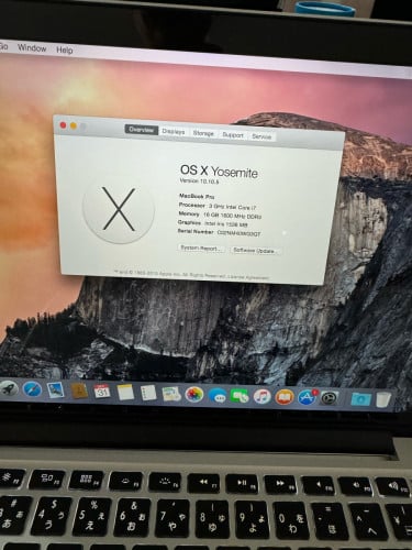 MacBook Pro 13inch core i7 Ram16G 500G