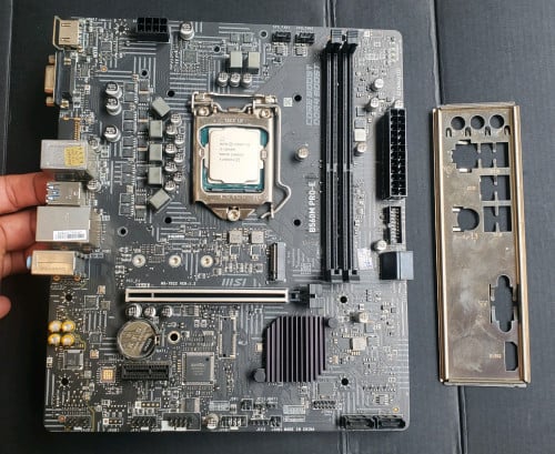 MB MSI B560M Pro-E with CPU Core i5-10400F (Used good condition)