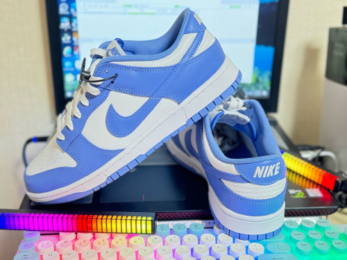 Original Nike dunk low retro white polar blue