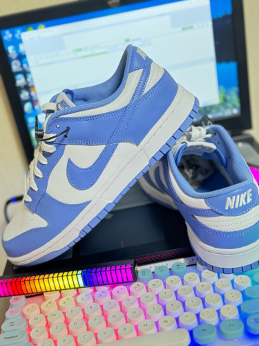 Original Nike dunk low retro white polar blue
