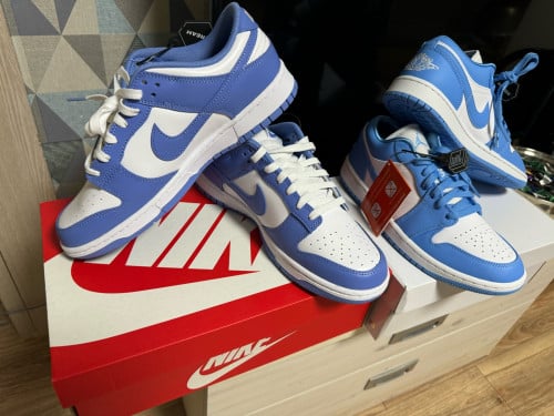 Original Nike dunk low retro white polar blue