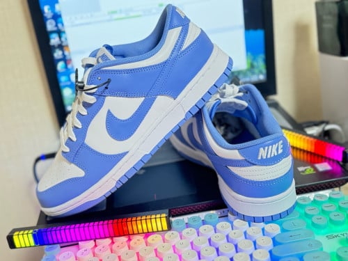 Original Nike dunk low retro white polar blue