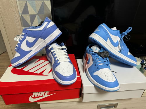 Original Nike dunk low retro white polar blue