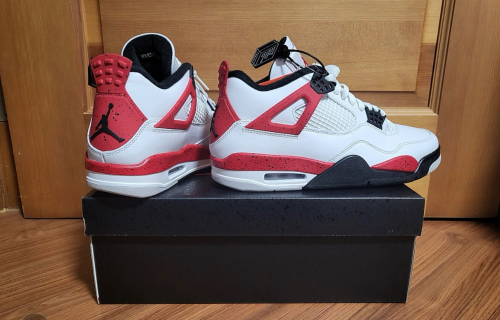 Original Nike Jordan4 retro red cement