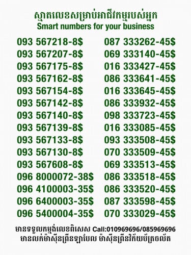 ប្រម៉ូសិនពិសេស មានទិញថែមមួយ មាន10%-50%