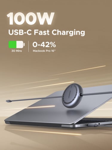 UGREEN USB-C PD Fast Charging Retractable Cable 100W 1m 65905