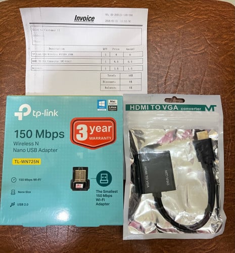 USB wifi នឹង ដុំ HDMI to VGA