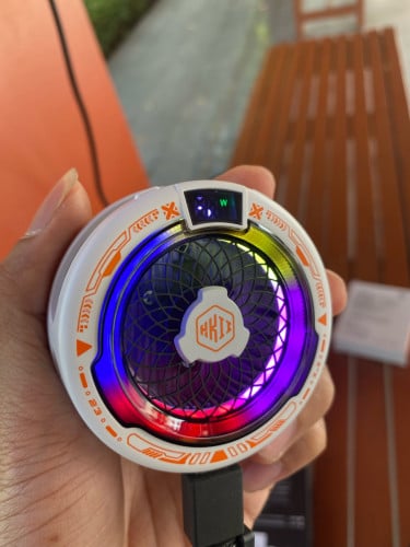 កង្ហារទឹកកក HKII mini H8 24watt តម្លៃទន់ៗ free delivery phone cooler24watt 2026