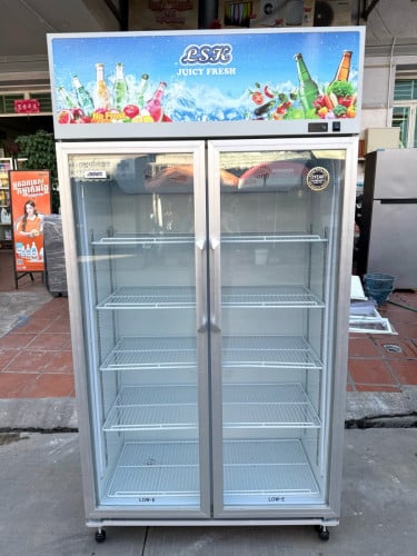 ទូក្លាសេ LSK ទ្វារពីរ សេរីថ្មី Inverter មួយទឹកស្អាត 95%